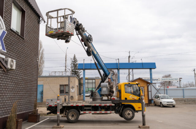 Автовышка 25 метров 200 кг FAW